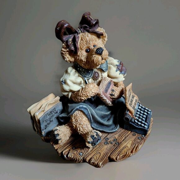 Boyds Bears Bear Figure Ms. Friday Take This Job Gift Collectible - Picture 1 of 5